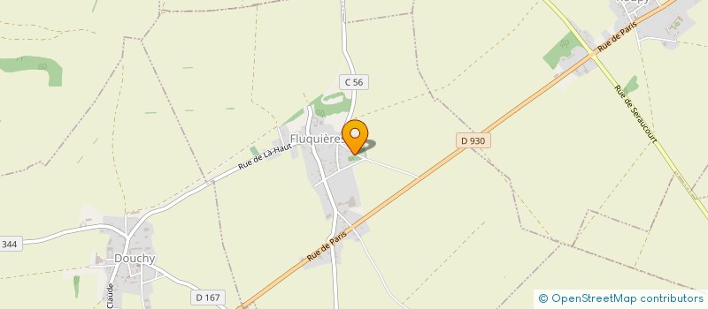 localisation de l'entreprise SAS VERSTRAETEN TP  FLUQUIERES