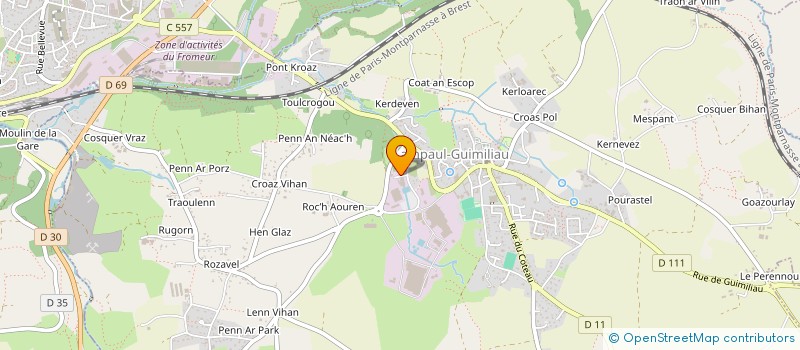 localisation de l'entreprise SAS VERT SERVICES PLUS à LAMPAUL-GUIMILIAU