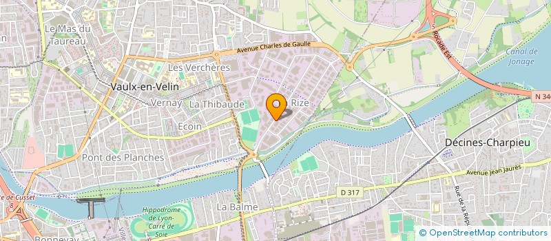 localisation de l'entreprise SAS VERTAT à VAULX-EN-VELIN