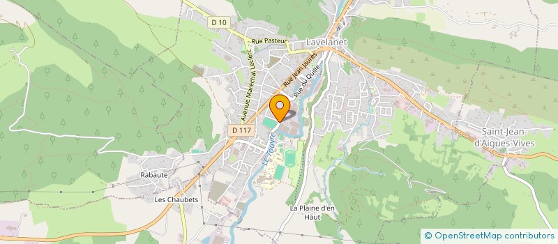 localisation de l'entreprise SAS VERTEX EA à LAVELANET