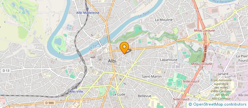 localisation de l'entreprise SAS VETOCCITAN  ALBI