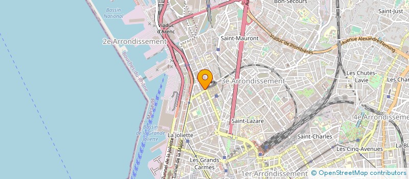 localisation de l'entreprise SAS VETT à MARSEILLE
