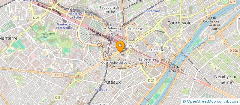 localisation de l'entreprise SAS VF MONTPELLIER CENTRE CO  PUTEAUX