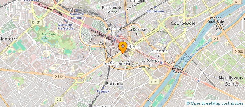 localisation de l'entreprise SAS VF MONTPELLIER PLEINE PRO  PUTEAUX