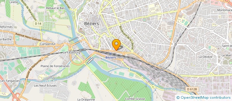 localisation de l'entreprise SAS VG à BEZIERS