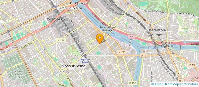 localisation de l'entreprise SAS VICRA à IVRY-SUR-SEINE