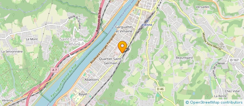 localisation de l'entreprise SAS VIENNE CONDRIEU ENERGIES RENOUVELABLES  VIENNE