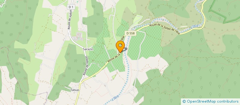 localisation de l'entreprise SAS VIGNE  LAGORCE