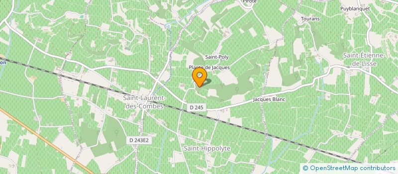 localisation de l'entreprise SAS VIGNOBLES PALATIN GUIBERT  SAINT-HIPPOLYTE