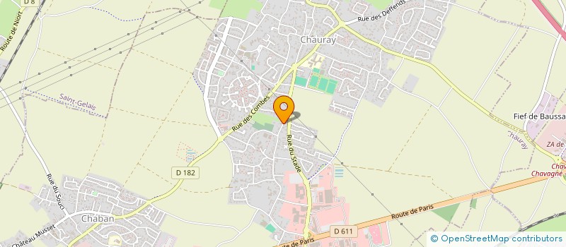 localisation de l'entreprise SAS VIGON  CHAURAY