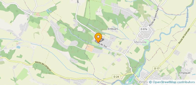 localisation de l'entreprise SAS VILELA & FILS  MENVILLE