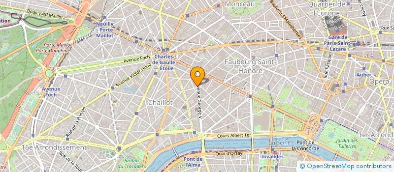 localisation de l'entreprise SAS VILLA DE LA MER  PARIS