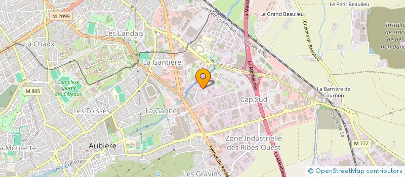 localisation de l'entreprise SAS VILLAGE DE SARLIEVE  AUBIERE