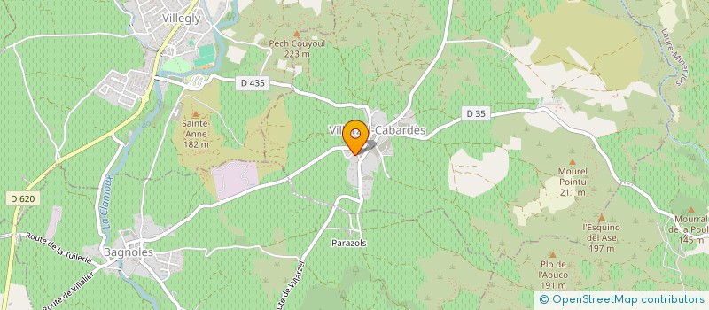 localisation de l'entreprise SAS VILLANUEVA  BAGNOLES