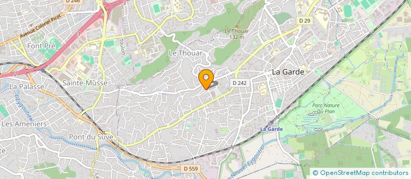 localisation de l'entreprise SAS VILLOING à LA GARDE