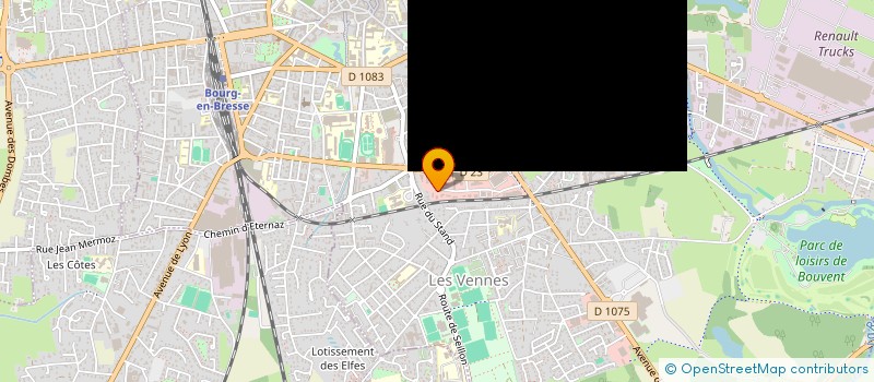 localisation de l'entreprise SAS VINGT DEUX à BOURG-EN-BRESSE
