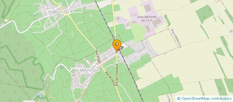 localisation de l'entreprise SAS VIRGINIE ET BRICE COLLARD  LE MESNIL-SUR-OGER