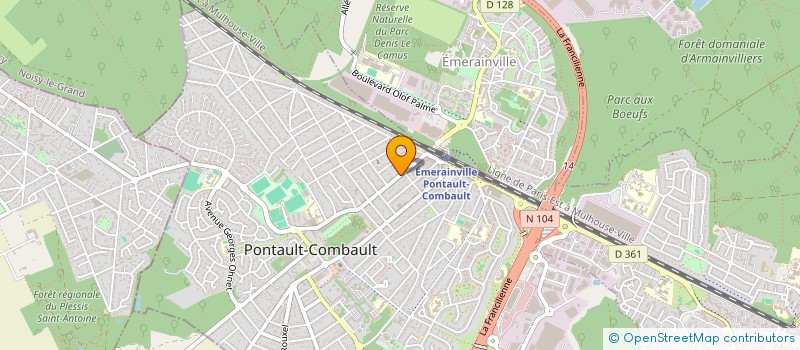 localisation de l'entreprise SAS VISION ENERGIE à PONTAULT-COMBAULT