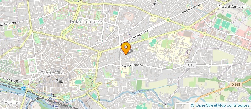 localisation de l'entreprise SAS VISION INVEST à PAU