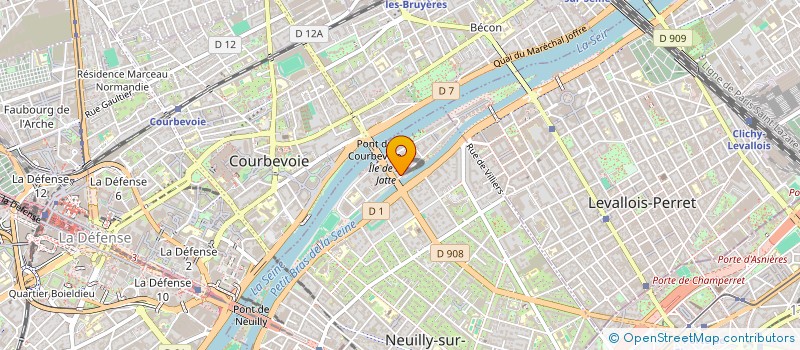 localisation de l'entreprise SAS VISIONIM à NEUILLY-SUR-SEINE