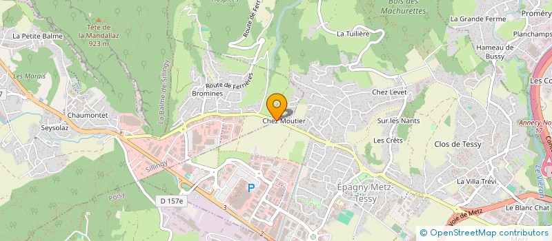 localisation de l'entreprise SAS VISIUM  SILLINGY