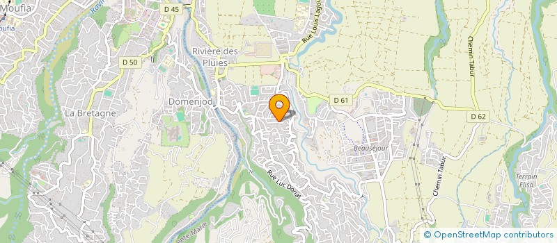 localisation de l'entreprise SAS VISTA  SAINTE-MARIE