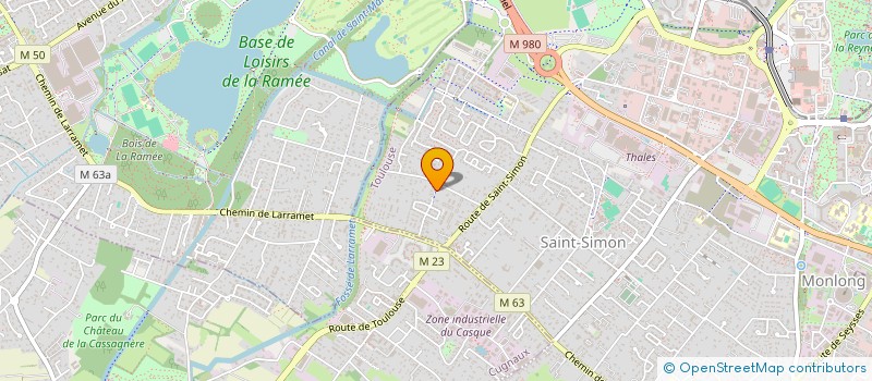 localisation de l'entreprise SAS VITAMINS  TOULOUSE