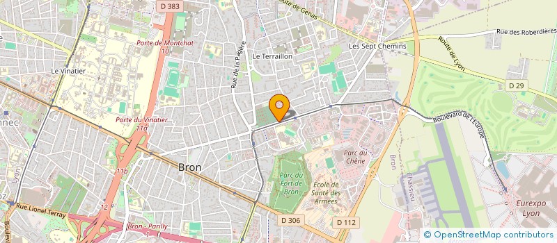 localisation de l'entreprise SAS VITTORELLI FRATELLI INTERSERVIZI à BRON