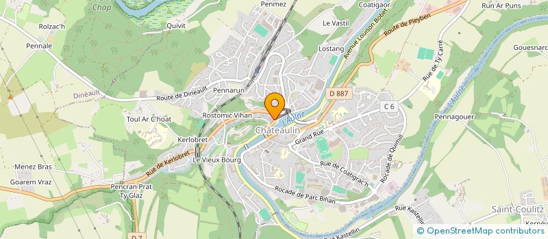 localisation de l'entreprise SAS VLE à CHATEAULIN