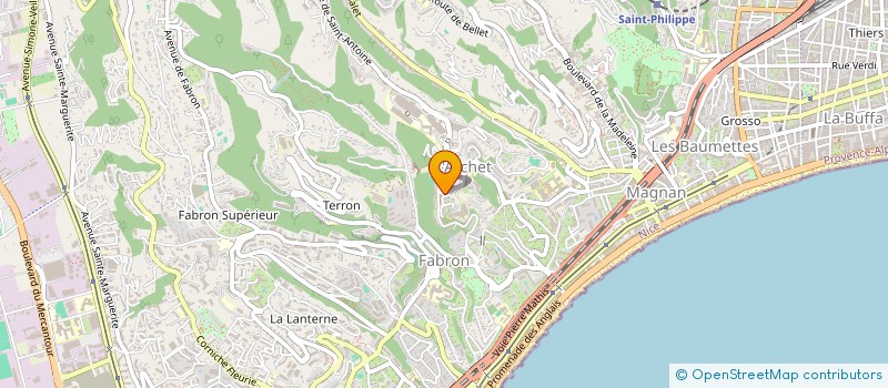 localisation de l'entreprise SAS VM NETTOYAGE à NICE