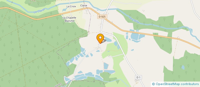 localisation de l'entreprise SAS VOLAILLES AUBRET  CHEZELLES