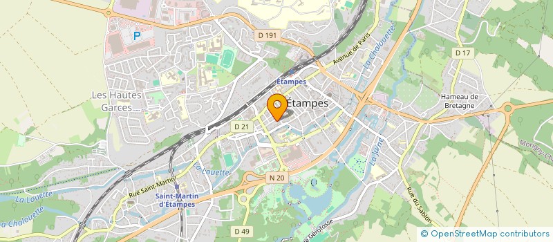 localisation de l'entreprise SAS VRPM  ETAMPES