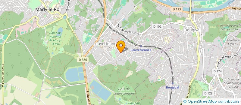 localisation de l'entreprise SAS W CLICHY  LOUVECIENNES