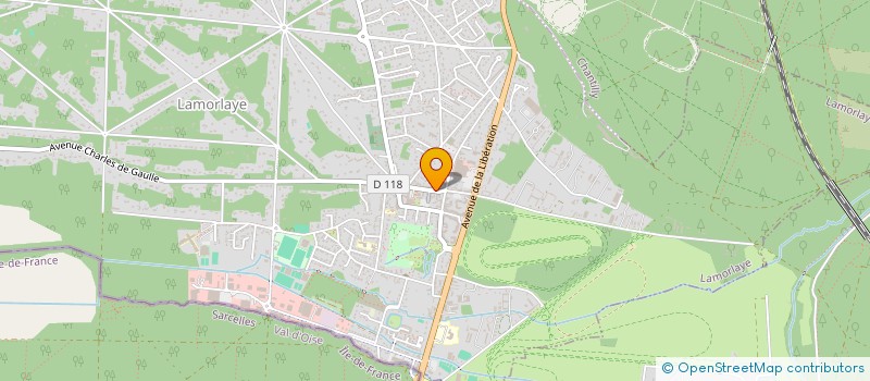 localisation de l'entreprise SAS W.S.L.  LAMORLAYE