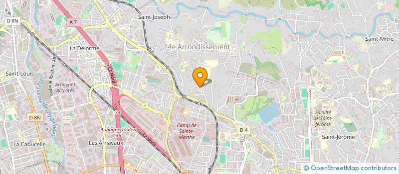 localisation de l'entreprise SAS WABADI BIO&CO à MARSEILLE 14EME