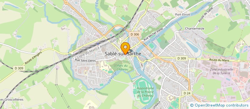 localisation de l'entreprise SAS WALABOK  SABLE-SUR-SARTHE