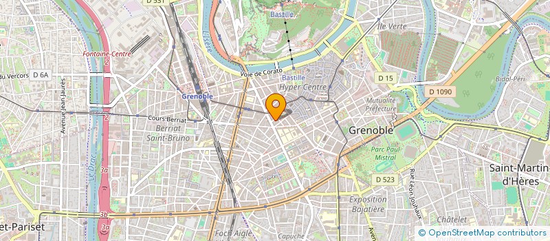 localisation de l'entreprise SAS WALLSTREAT  GRENOBLE