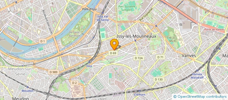 localisation de l'entreprise SAS WANA FOOD II à ISSY-LES-MOULINEAUX