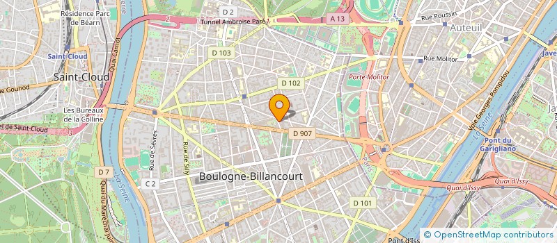 localisation de l'entreprise SAS WASAGE à BOULOGNE-BILLANCOURT