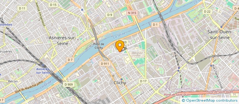 localisation de l'entreprise SAS WESTAND à CLICHY