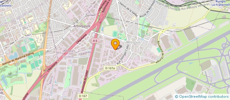 localisation de l'entreprise SAS WETTLE  WISSOUS