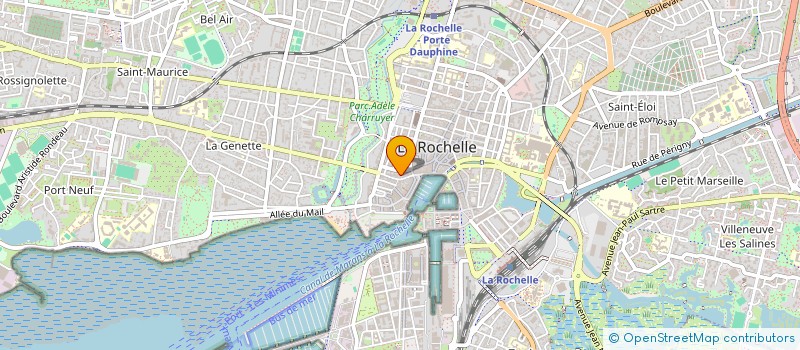 localisation de l'entreprise SAS WH  LA ROCHELLE