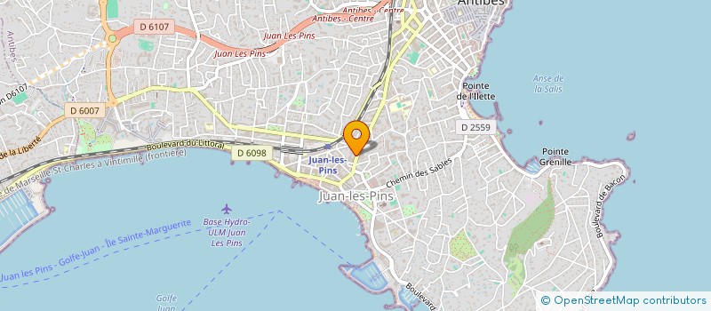 localisation de l'entreprise SAS WILGAL DIFFUSION BIP BIP  ANTIBES