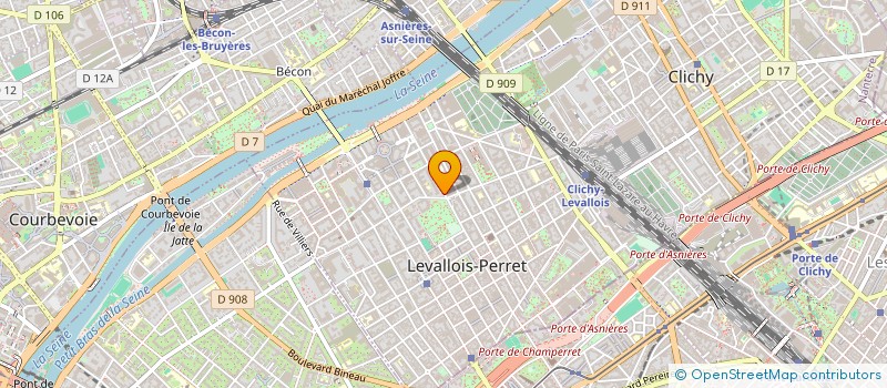 localisation de l'entreprise SAS WILSON 109 à LEVALLOIS PERRET