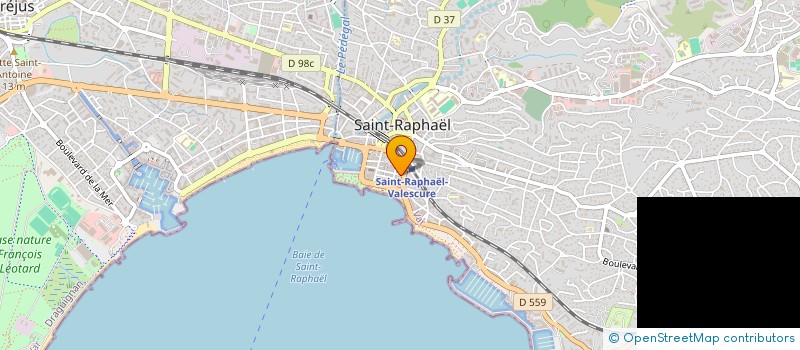 localisation de l'entreprise SAS WINE UP à SAINT-RAPHAEL