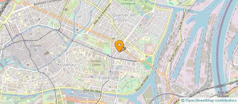 localisation de l'entreprise SAS WNG à STRASBOURG