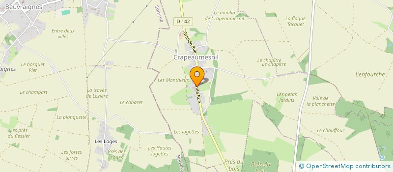 localisation de l'entreprise SAS WULFRAN CARLIER  AMY