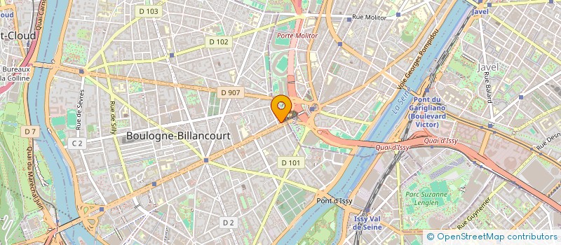 localisation de l'entreprise SAS WZ à BOULOGNE-BILLANCOURT