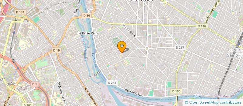 localisation de l'entreprise SAS X BUILD à SAINT-MAUR-DES-FOSSES