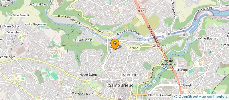 localisation de l'entreprise SAS XEROX THE DOCUMENT COMPANY à SAINT-BRIEUC